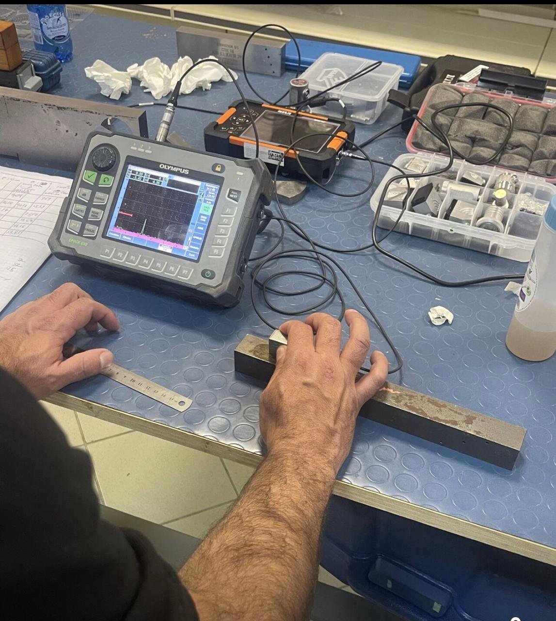 Registro técnico em laboratório de ensaios não destrutivos